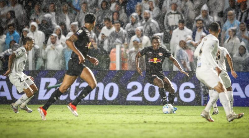Com gol de Neymar, Bragantino perde para o Santos na Vila pelo Brasileirão