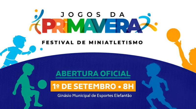 Jogos da Primavera e XII Festival de Miniatletismo reunirão mais de 5 mil estudantes em Atibaia