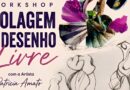 Workshop de colagem e desenho livre movimenta a Incubadora de Artistas nesta quarta-feira