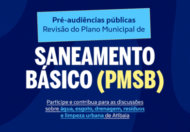 Prefeitura de Atibaia convida moradores para discutir os serviços de saneamento da cidade