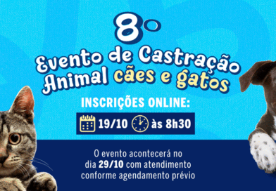 Prefeitura de Atibaia abre inscrições para mutirão de castração de cães e gatos no dia 19 de outubro