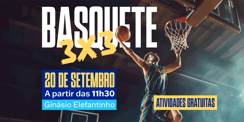 Prefeitura e Sesc Guarulhos promovem atividade de Basquete 3X3 em Atibaia neste domingo (20)