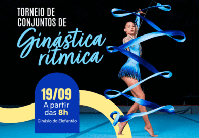 Torneio de Conjuntos de Ginástica Rítmica acontece neste sábado no Ginásio do Elefantão