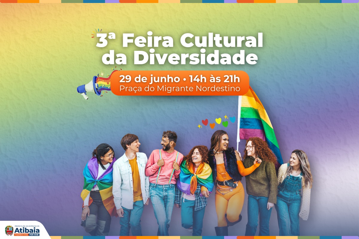 Prefeitura de Atibaia abre inscrições para a 3ª Feira Cultural da  Diversidade – Correio de Atibaia