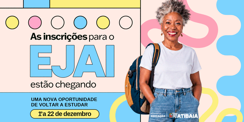 Atibaia abre matrículas para a EJAI