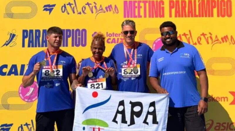 Seis medalhas de ouro marcam a participação de Atibaia em torneio nacional de Atletismo Paralímpico